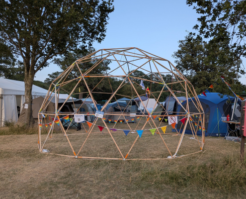 Finished Dome in the daylight Finished Dome in the daylight