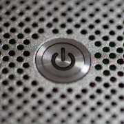 Silver Shutdown Button