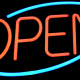 Open sign