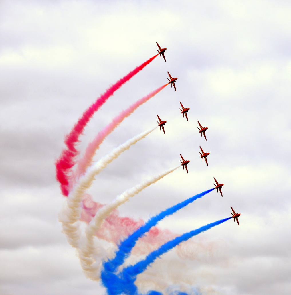 Farnborough - the home of aviation Red Arrows
